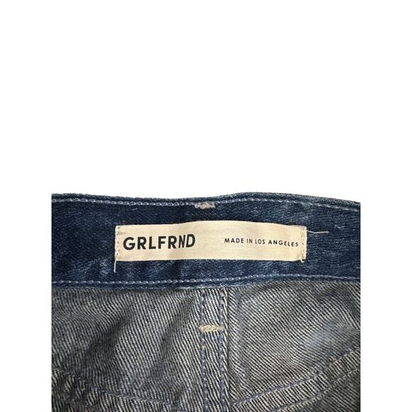 GRLFRND - The Bella Boyfriend Jeans in Light Wash Blue - Picture 4 of 7